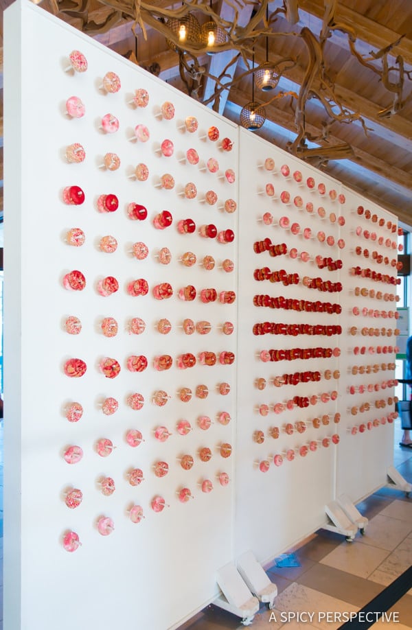 Wall of Donuts - Amelia Island, Florida Travel Planning Tips | ASpicyPerspective.com