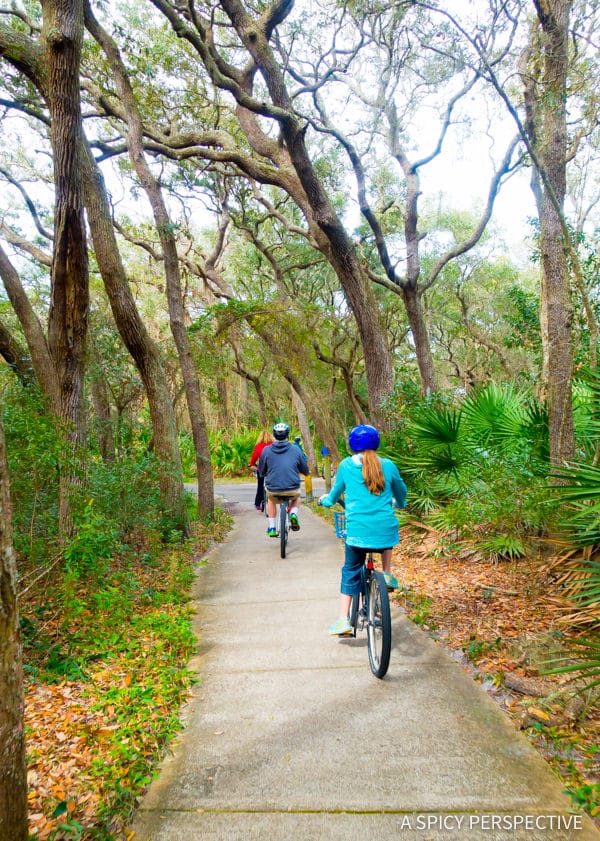 Biking - Visit Amelia Island, Florida | ASpicyPerspective.com