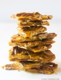 Bacon Pecan Brittle Recipe #ASpicyPerspective