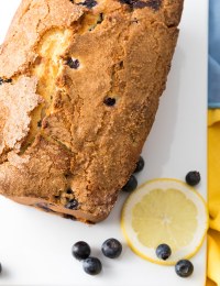 Blueberry Lemon Cream Cheese Pound Cake Recipe #ASpicyPerspective #cake #blueberry #lemon #poundcake