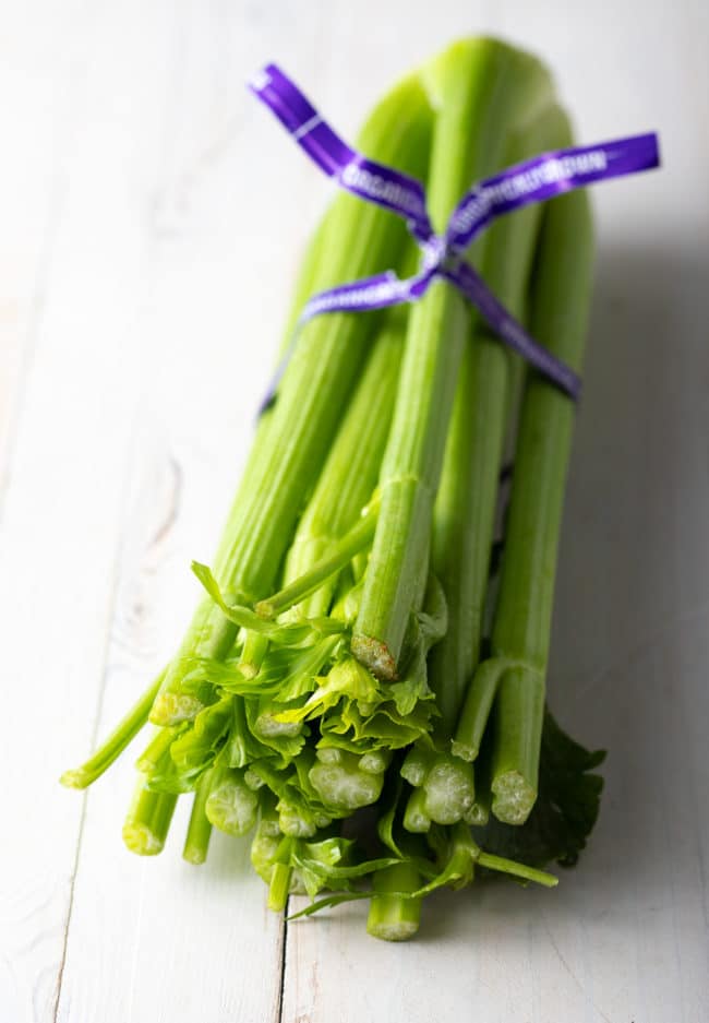 Large bunch of celery. 