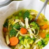 Amazing Chicken Detox Soup Recipe & Cleanse | ASpicyPerspective.com (Paleo, Gluten Free, Dairy Free)