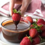 The Best Chocolate Fondue Recipe! #fondue #chocolate