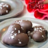 Amazing (and Easy) 3-Ingredient Chocolate Truffle Recipe | ASpicyPerspective.com - Fabulous for Valentine's Day!