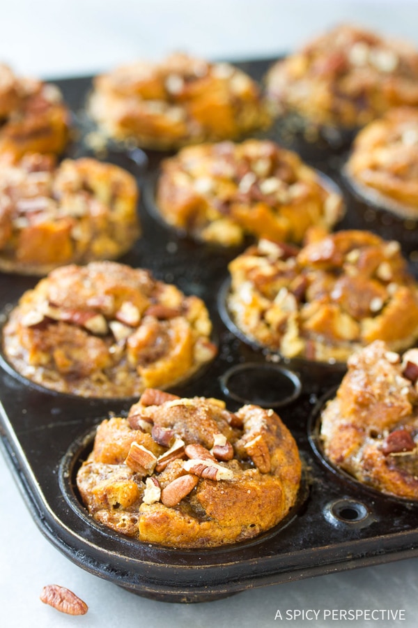 Go-To Cinnamon Roll Bread Pudding Muffins Recipe