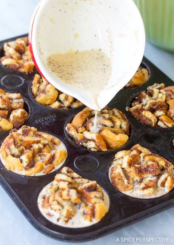 Must-Make Cinnamon Roll Bread Pudding Muffins Recipe