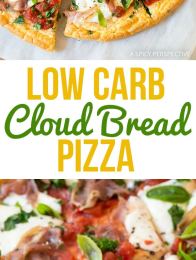 Best Low Carb Cloud Bread Pizza Recipe (Ketogenic Diet)