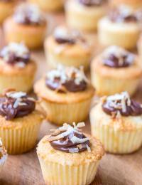 Coconut Nutella Cupcakes Recipe | ASpicyPerspective.com