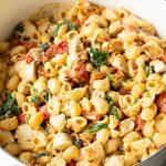 one-pot creamy tuscan chicken pasta