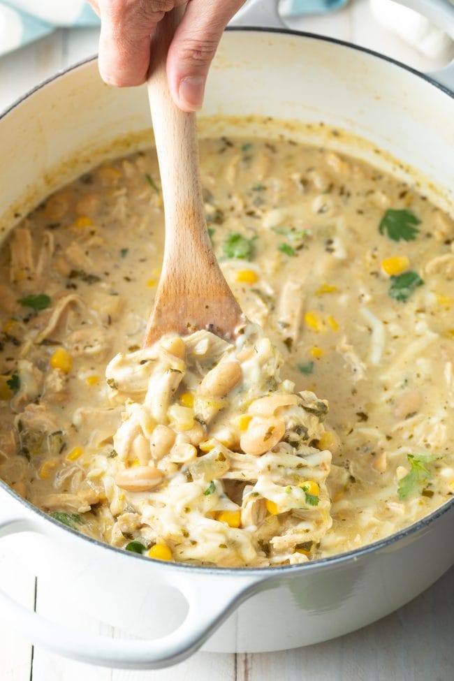 stovetop, instant pot, crockpot white chicken chili