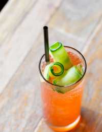 Cucumber Rose Aperol Spritz #Cocktail