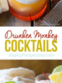 The Drunken Monkey Cocktail | ASpicyPerspective.com