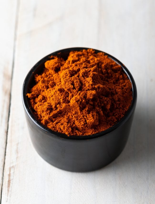 Berbere Spice in a small bowl. 