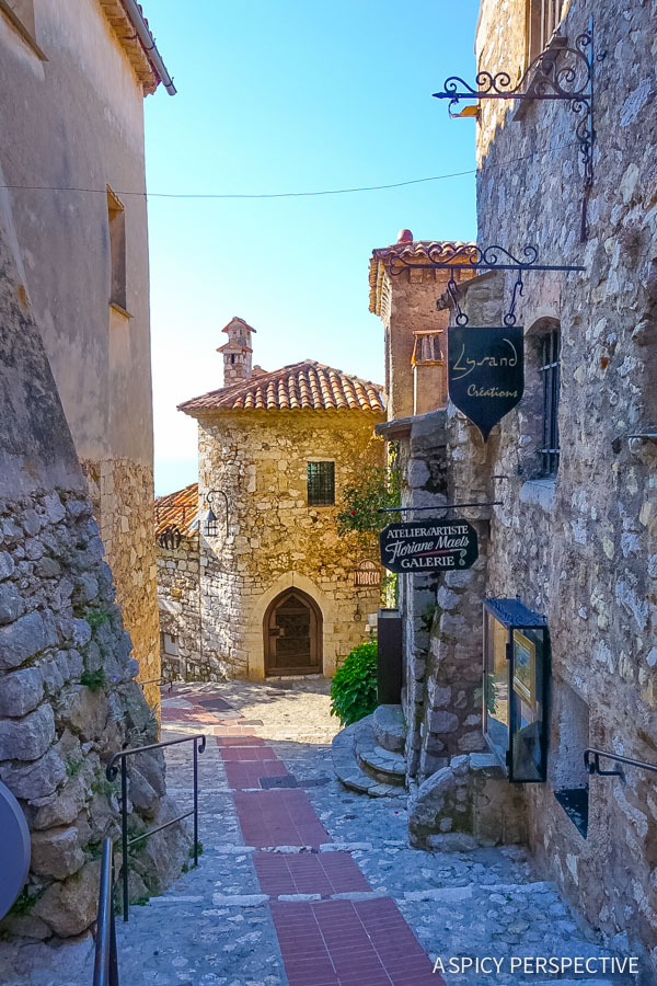 Streets of Eze, France - Travel Tips and Photography on ASpicyPerspective.com