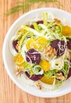 Fennel Salad with Roasted Beets and Shaved Asparagus Recipe
