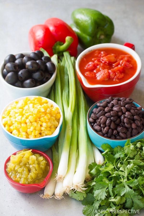 Stuffed Cornbread ingredients