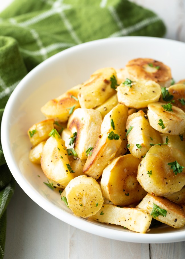 best butter garlic parsnip recipe