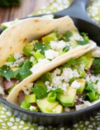 Green Chile Steak Tacos