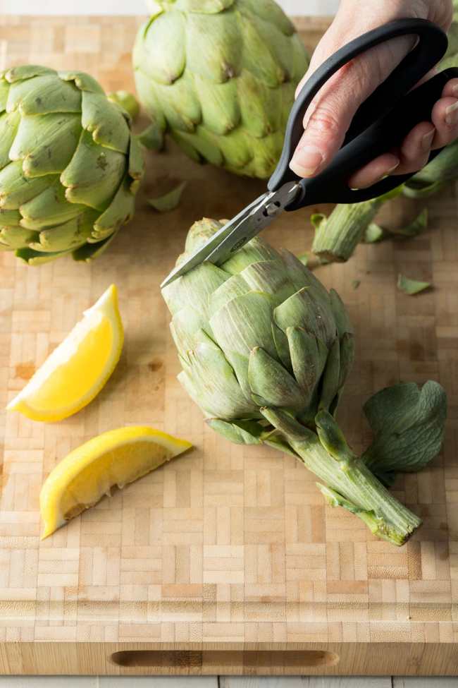 How To: Grilled Artichokes with Miso Butter Recipe #ASpicyPerspective #lowcarb #howto #artichoke