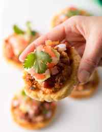 How To Make The Best Mexican Sopes: This easy Authentic Sopes Recipe makes the most amazing Sopes ever! #mexican #cincodemayo #ASpicyPerspective