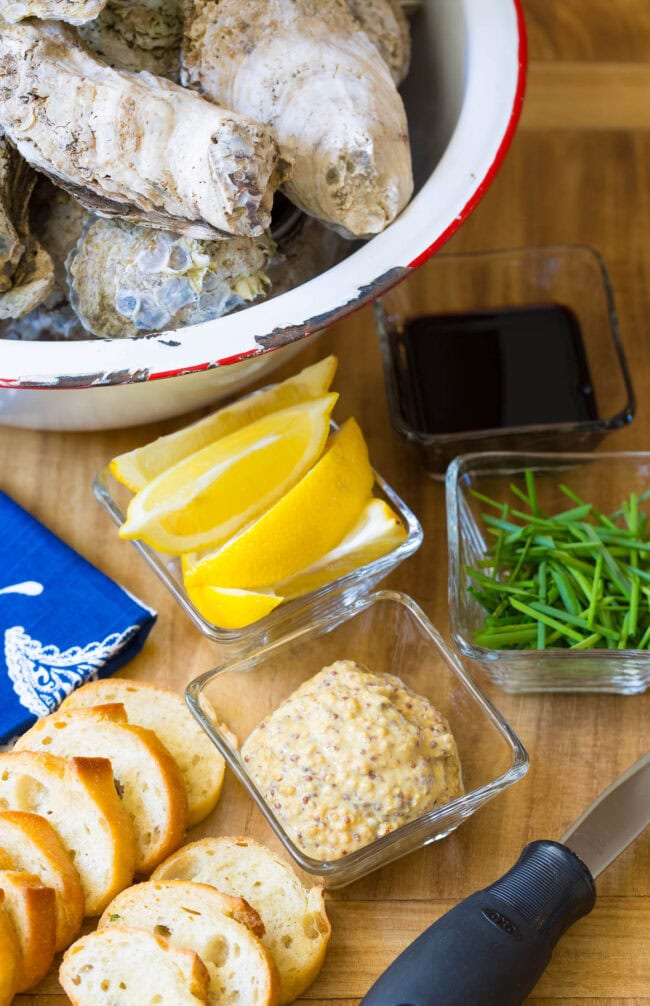 optional toppings for oyster bar