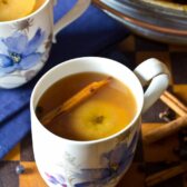 #SlowCooker Wassail Recipe (Mulled Cider) ASpicyPerspective.com #fall #apple #party #recipe