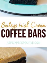 Baileys Irish Cream Coffee Bars for Saint Patrick's Day!
