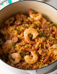 Jambalaya Recipe (Gluten Free!) #ASpicyPerspective #glutenfree #healthy #cajun #shrimp #chicken #sausage #rice #onepot