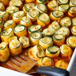 cheese and marinara zucchini roll ups