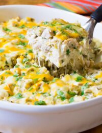 The Absolute Best Creamy King Ranch Chicken Casserole Recipe | ASpicyPerspective.com