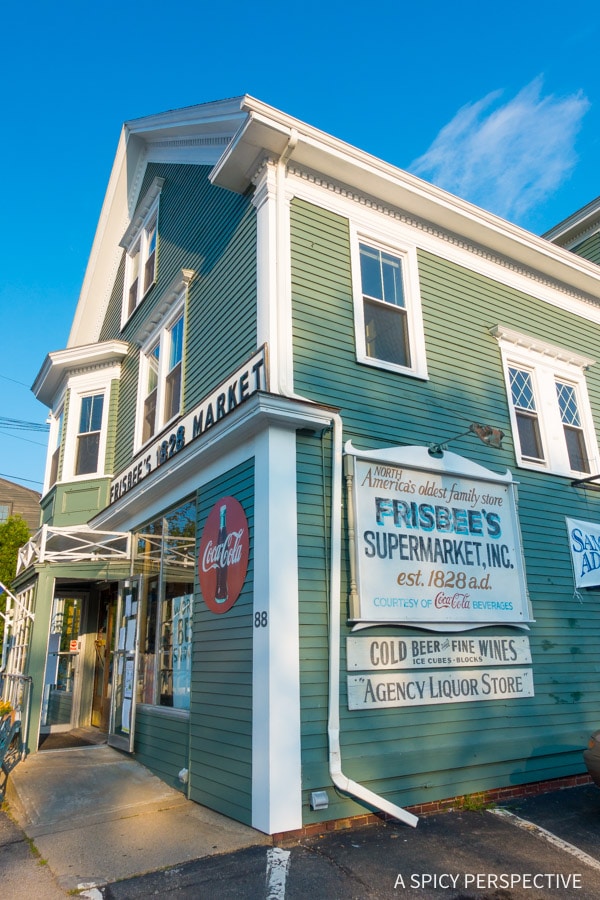 Frisbee's Market in Kittery, Maine on ASpicyPerspective.com #travel 