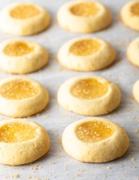 Lemon Drop Thumbprint Cookies
