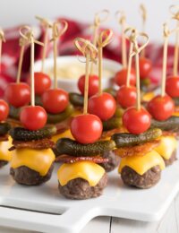 Low Carb Burger Bites Recipe #ASpicyPerspective #keto #superbowl