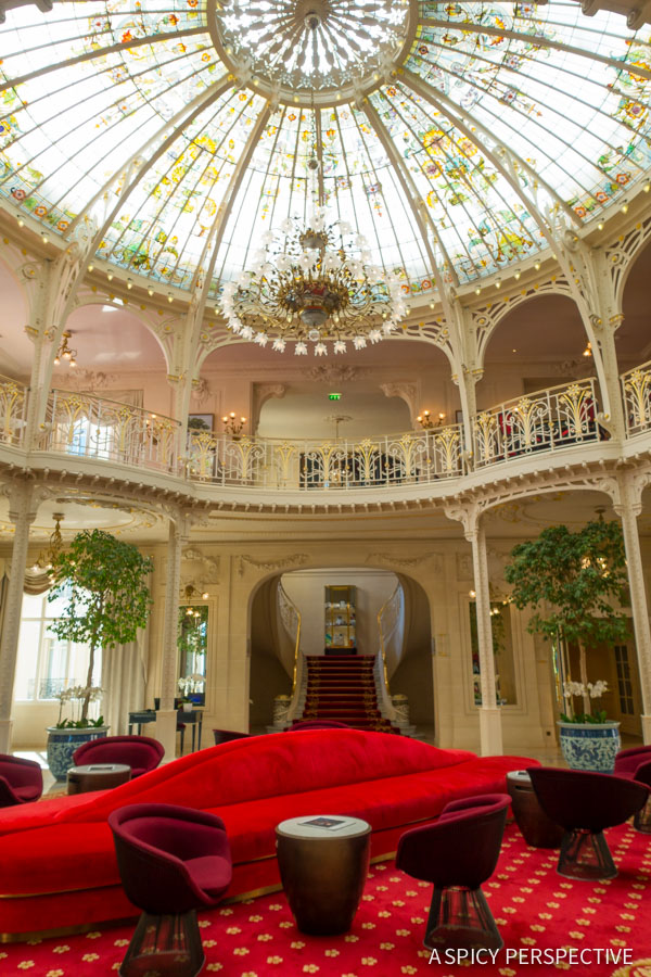 Hotel Hermitage Winter Garden - Monte Carlo Monaco on ASpicyPerspective.com #travel #frenchriviera #cotedazur