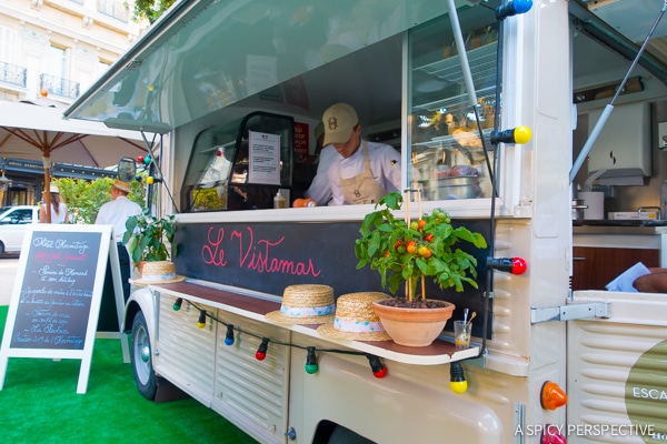 Food Trucks - Monte Carlo Monaco on ASpicyPerspective.com #travel #frenchriviera #cotedazur
