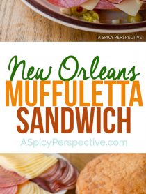 The New Orleans Muffuletta Sandwich | ASpicyPerspective.com