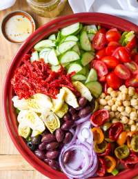 My Big Fat Greek Salad Recipe | ASpicyPerspective.com