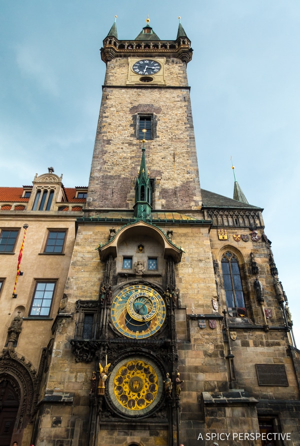 Astronomical Clock - Top 10 Reasons to Visit Prague, Czech Republic | ASpicyPerspective.com #travel #europe