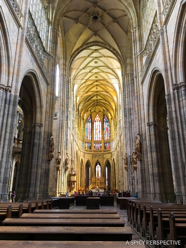 Stunning Saint Vitus - Top 10 Reasons to Visit Prague, Czech Republic | ASpicyPerspective.com #travel #europe