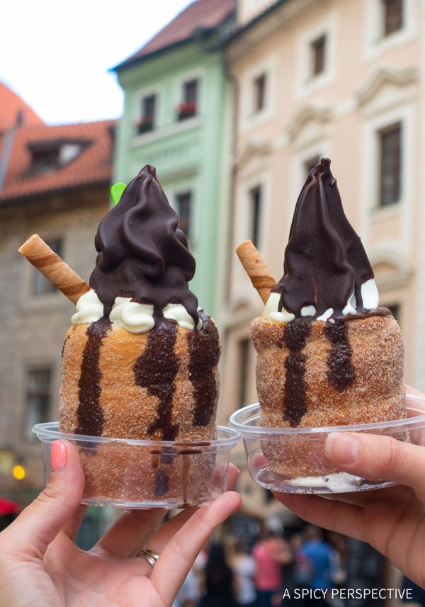 Trdelnik - Top 10 Reasons to Visit Prague, Czech Republic | ASpicyPerspective.com #travel #europe