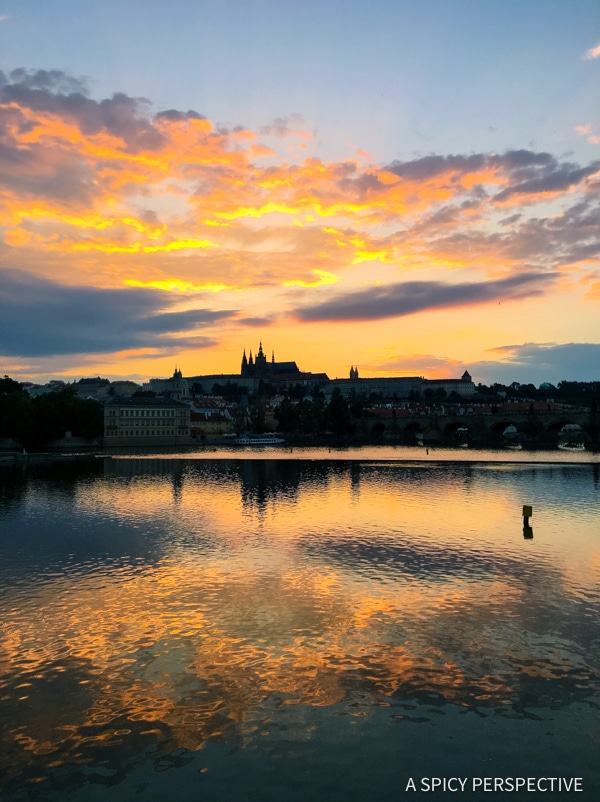 Sunsets - Top 10 Reasons to Visit Prague, Czech Republic | ASpicyPerspective.com #travel #europe