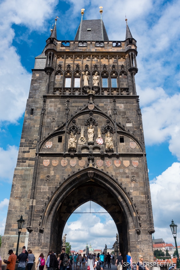 Saint Charles Bridge - Top 10 Reasons to Visit Prague, Czech Republic | ASpicyPerspective.com #travel #europe