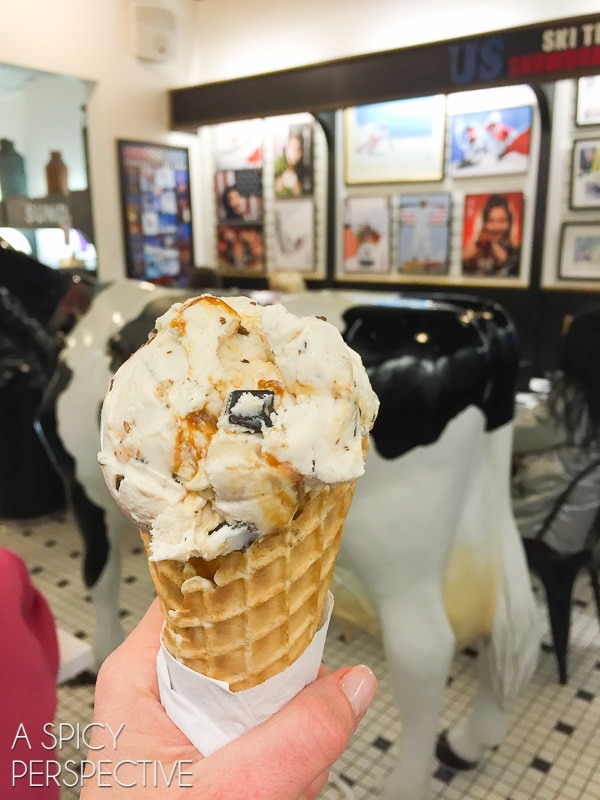 Java Cow Ice Cream - Best Restaurants in Park City Utah #travel #utah #family