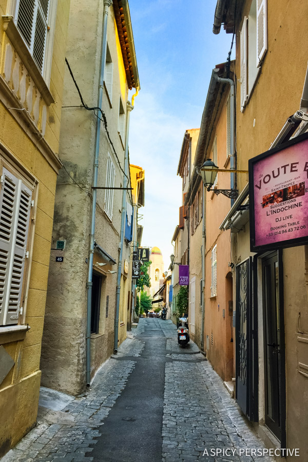 Lovely Saint Tropez, France on ASpicyPerspective.com #travel #france
