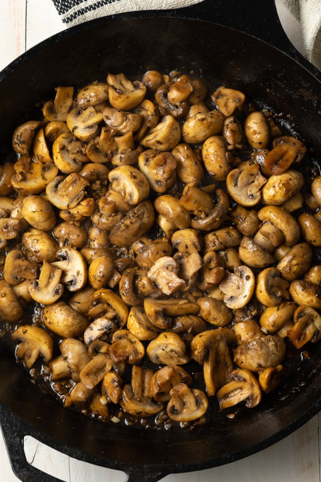 skillet mushrooms