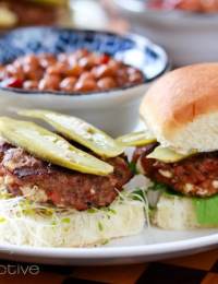 Andouille Blue Cheese Sliders Recipe
