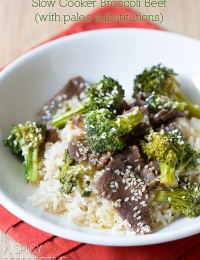 Slow Cooker Broccoli Beef Recipe (Paleo-Friendly) #slowcooker #crockpot #paleo