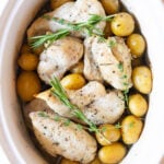 Slow cooker garlic butter chicken is a great top 20 recipes under $20.