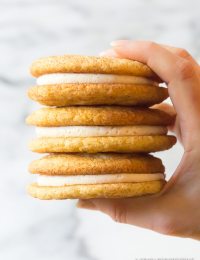 Snickerdoodle Sandwich Cookies | A Spicy Perspective #christmas #holidays