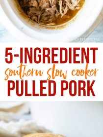 Perfect 5-Ingredient Southern Slow Cooker Pulled Pork Recipe